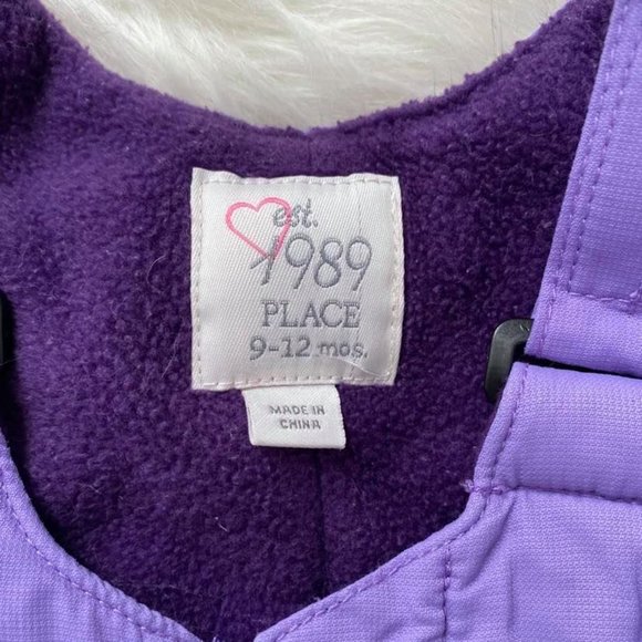 Baby Girl Snowsuit - 9-12 months size - Picture 2 of 3